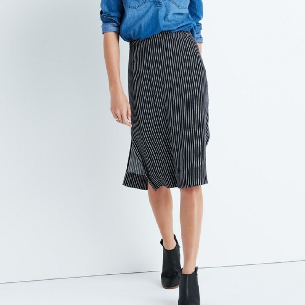 Madewell Side Slit Pencil Skirt